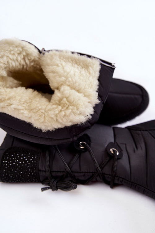 Високі теплі зимові черевики Progress PROGJ-20-07 Чорні