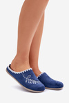 Домашнє Взуття Жіночі Тапочки Inblu Темно-сині GF000026