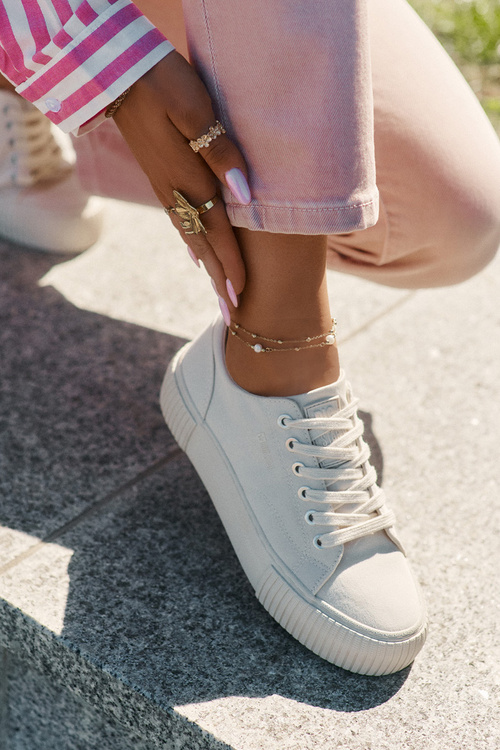 Жіночі Текстильні Кросівки Big Star RR274407 Бежеві