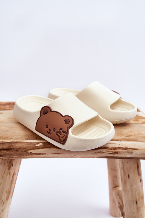 Легкі пінопластові гірки з білим ведмедиком Тоді