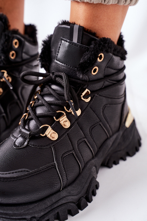 Жіночі утеплені чоботи Black Hareshaw