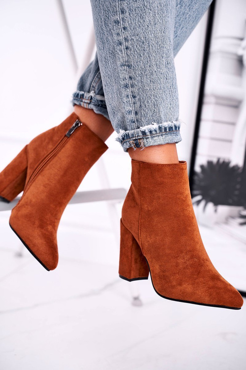 Жіночі чоботи на підборах із замші Camel Sharks