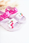 Легкі пінопластові дитячі босоніжки на липучці білі Asti