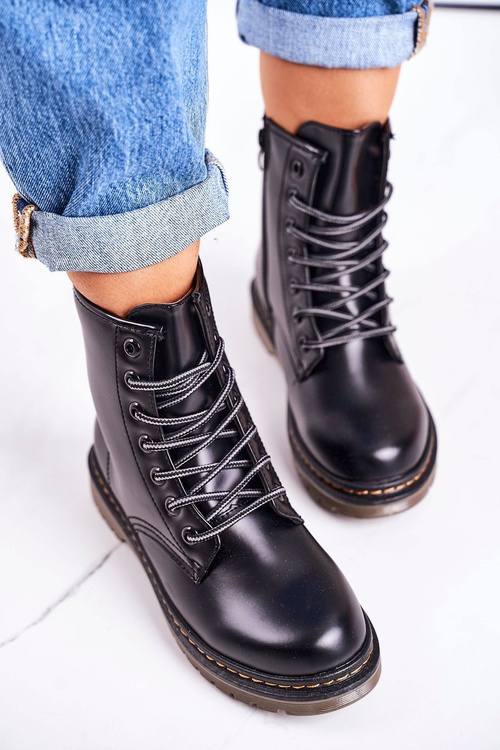 Жіночі утеплені черевики Matte Black Thunder