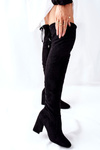 Чоботи на високих підборах Black Agaloa