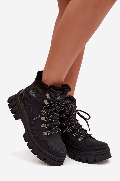 Зимові Теплі Чоботи Жіночі Lee Cooper LCJ-25-31-3911 Чорні