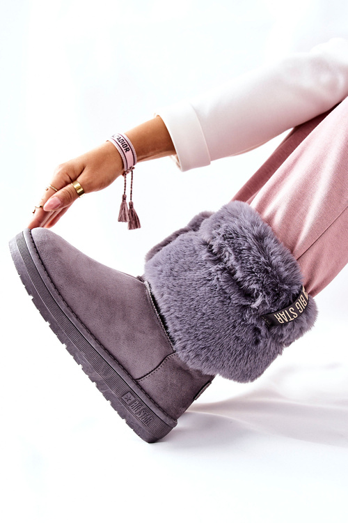 Жіночі зимові черевики Big Star II274128 сірі