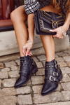 Жіночі ботильйони з пряжками Black West