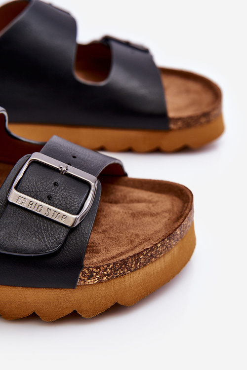 Класичні жіночі тапочки Big Star LL274477 Чорні