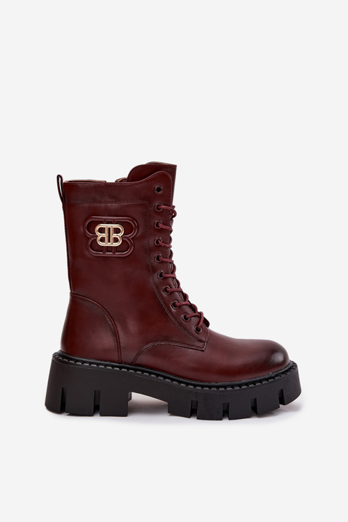 Теплі женські workery з оздобленням Bordeaux Melisse