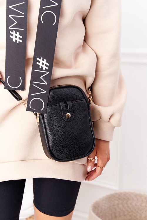 Маленька жіноча поясна сумка-саше Amsterdam Black