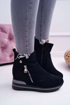 Жіночі приховані чоботи Anchor Black Crazyness