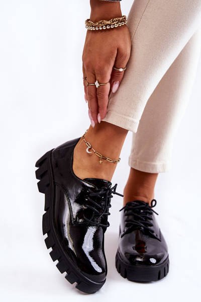 Модні лаковані туфлі La.Fi Red Hallie