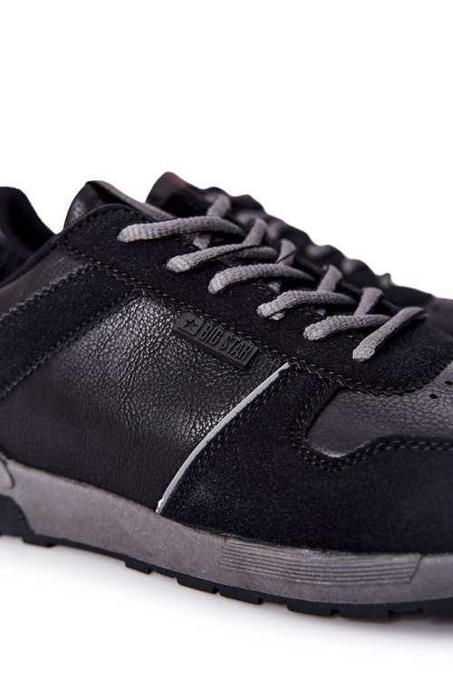 Чоловіче спортивне взуття Memory Foam Big Star Black II174084