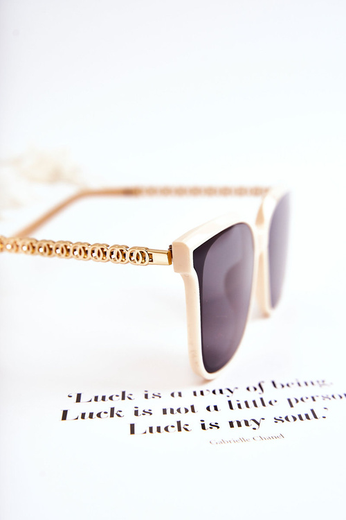 Жіночі сонцезахисні окуляри V130035 Білі