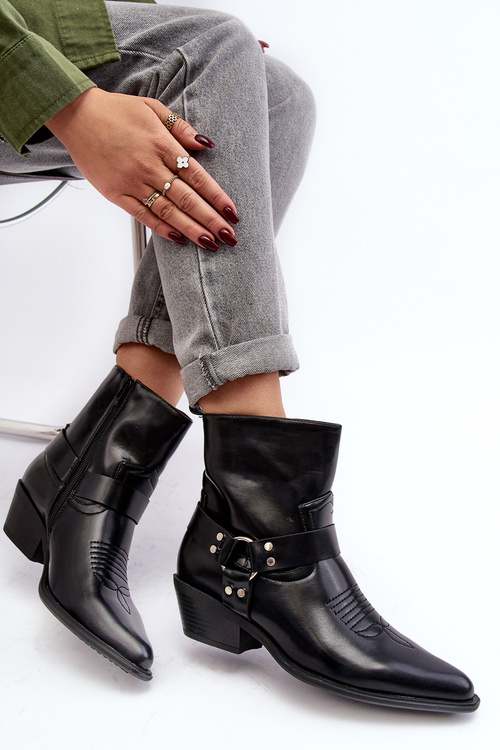 Жіночі ковбойські чоботи на підкладці Black Venosa