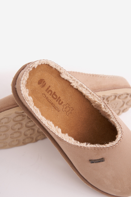 Домашні теплі тапочки Inblu CS-34-011 Beige