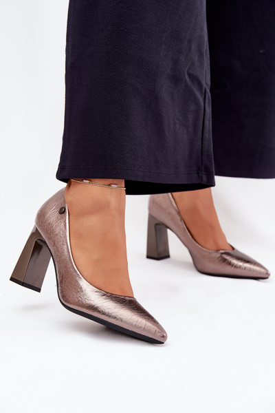 Жіноче Взуття На Каблуку Vinceza 62252 Графіт