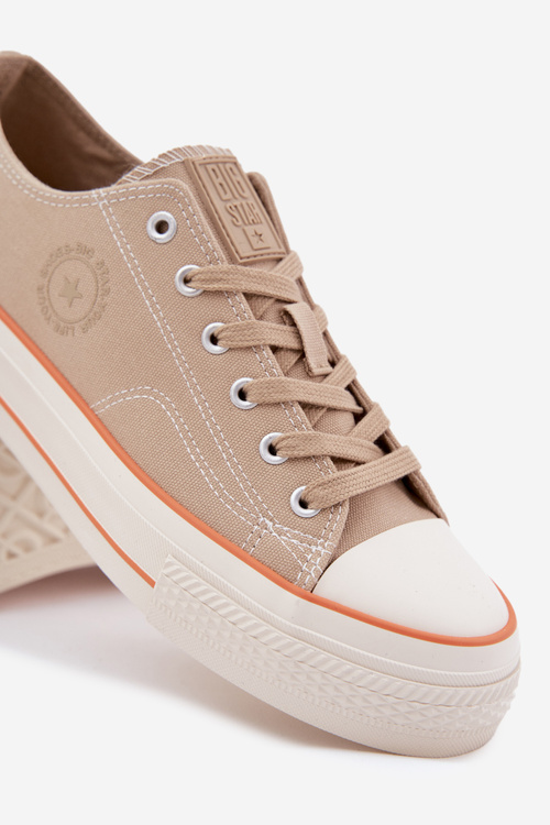 Чоловічі Кросівки На Платформі Big Star RR174323 Бежеві