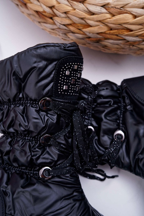 Жіночі зимові черевики з флісовою підкладкою Black Honor