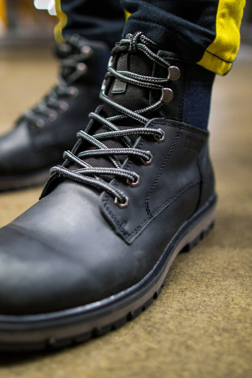 Чоловічі шкіряні трепери Big Star Black EE174267