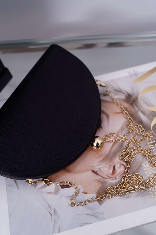 Жіноча чорна вечірня сумочка