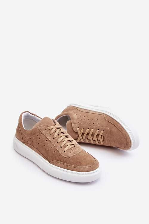 Чоловіче замшеве спортивне взуття Zazoo 1544 Beige