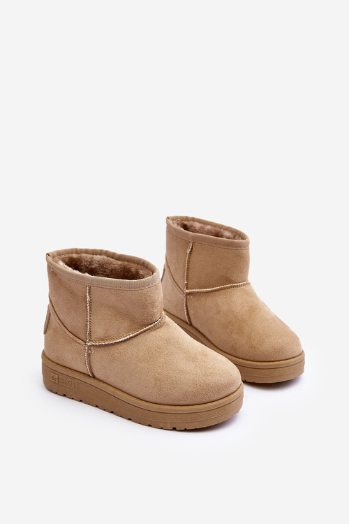 Дитячі утеплені зимові черевики Beige Big Star MM374056