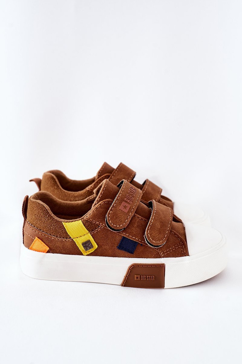 Дитячі кросівки на липучці Big Star II374017 Camel