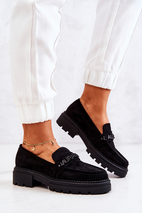 Замшеві лофери Letters La.Fi 210001B-SU Чорні