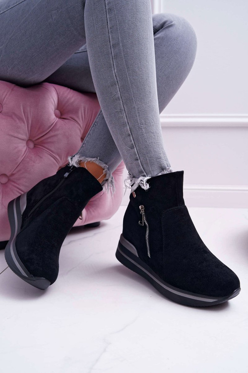 Жіночі приховані чоботи Anchor Black Crazyness