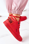 Жіноче утеплене спортивне взуття Big Star EE274354 Red
