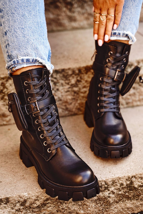 Чоботи жіночі чорні Verdem