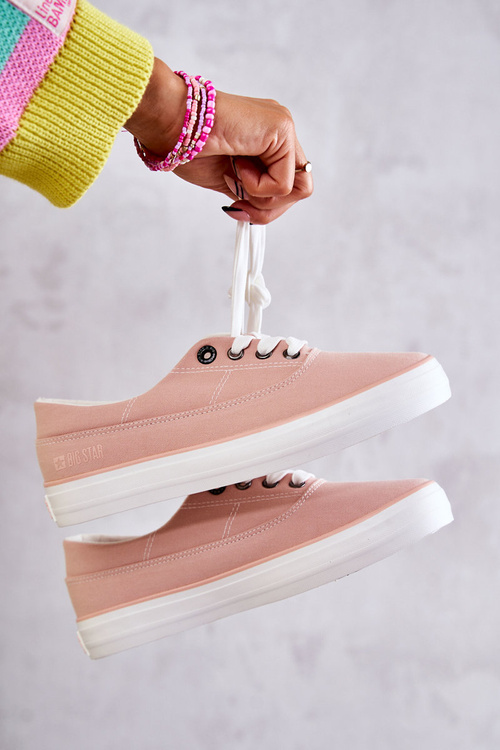 Жіночі тканинні кросівки Big Star KK274020 Nude