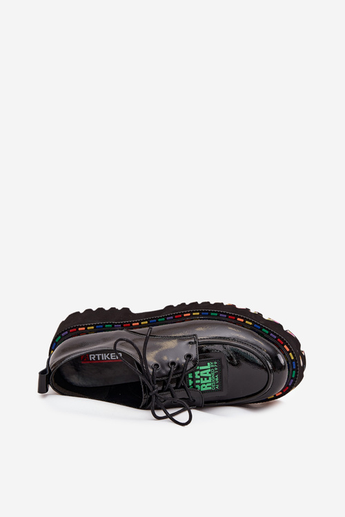 Лаковані шкіряні жіночі туфлі Artiker 57C0172 Чорні