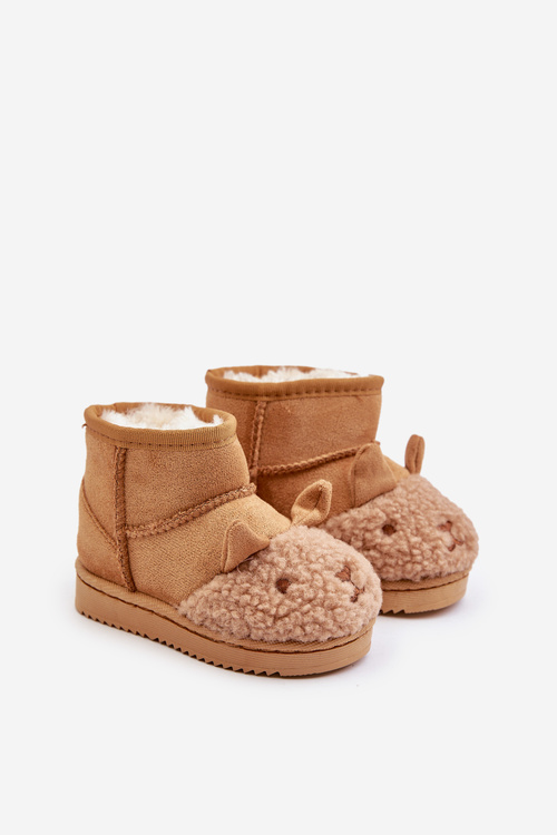 Утеплені дитячі зимові черевики Llama Camel Esandira