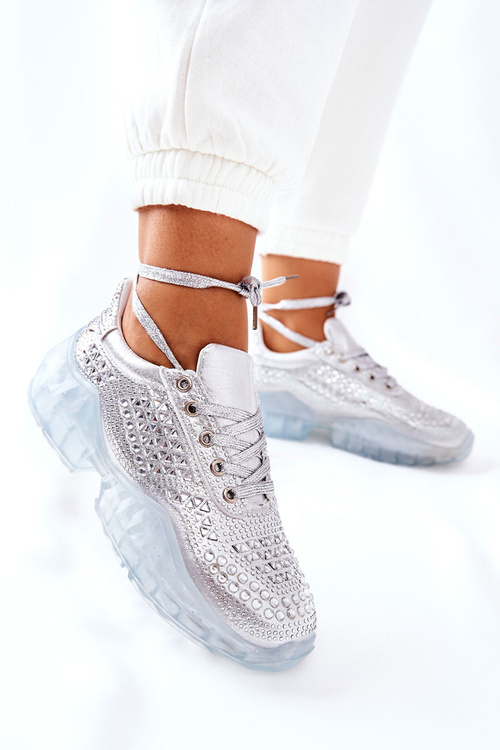 Спортивне взуття з кубічним цирконієм Lu Boo Silver