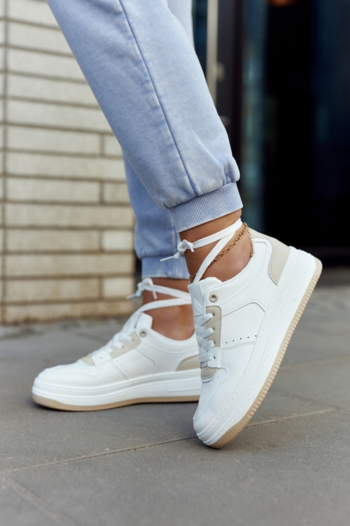 Жіноче спортивне взуття біло-бежевий New Haven