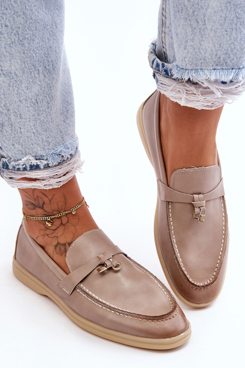 Жіночі класичні мокасини Cortez сірого кольору