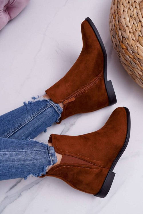 Жіночі замшеві чоботи Camel Tema на шпильці