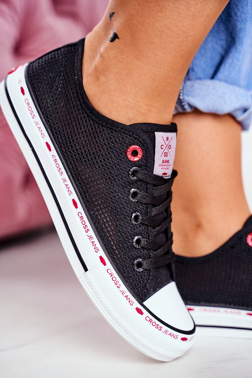 Жіночі кросівки Cross Jeans Black Mesh FF2R4015C