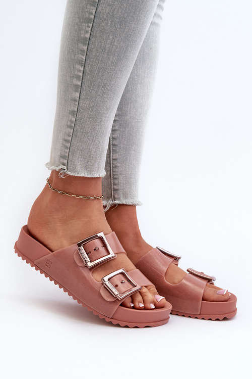 Жіночі шорти ZAXY HH285156 брудно-рожеві