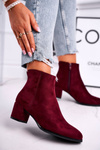 Чоботи жіночі на підборах Sergio Leone Bordeaux BT528