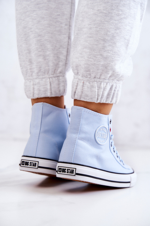 Жіночі високі кросівки Big Star JJ274209 Сині
