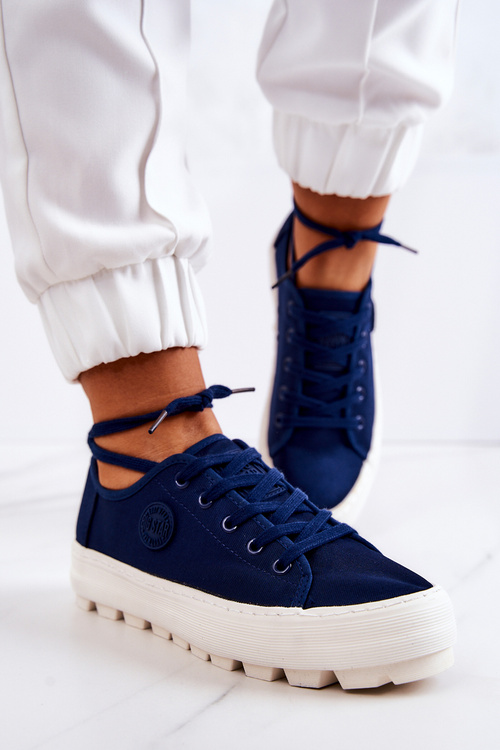 Жіночі кросівки BIG STAR JJ274491 Темно-сині