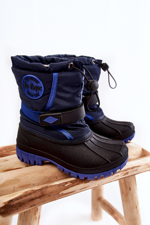 Дитячі утеплені зимові черевики Lee Cooper LCJ-21-44-0522 темно-синій