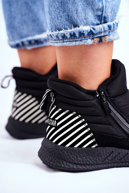 Жіночі зимові черевики Big Star Black GG274470