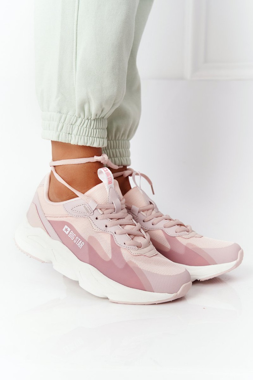 Жіночі кросівки Memory Foam Big Star HH274811 Рожеві