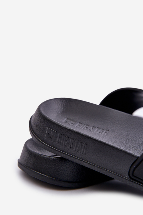 Чоловічі тапочки з логотипом Big Star OO174028 Чорні