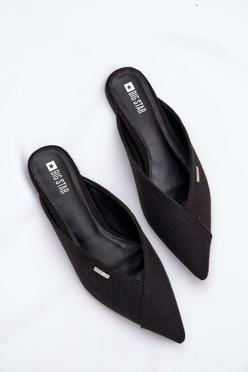 Жіночі Тапочки З Загостреними Носами Big Star RR274210 Чорні